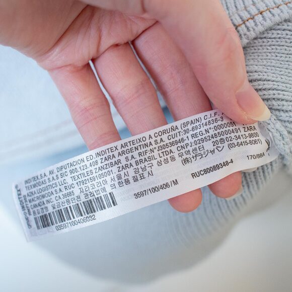 ZARA Overall Jumper Skirt Neutral Minimalist Utility Apron Mini Dress Style M - Picture 5 of 7